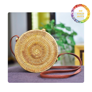 Bolso de mimbre natural para mujer hecho en Vietnam | Para viajes y regalos | Mejor precio al por mayor - Product Image 6