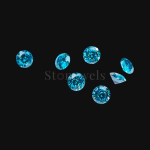Fancy Ocean Blue Portuguese Cut DEF VVS 1CT 2CT 3CT 4CT HPHT CVD IGI/GIA Certified Loose Synthetic Natural Lab Grown Diamond - Product Image 3