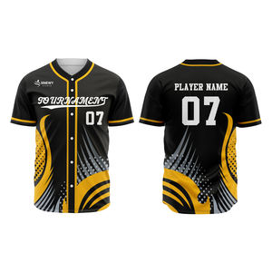 Maillots de baseball sport de style Offre Spéciale par sublimation personnalisés manches courtes unisexe - Product Image 2