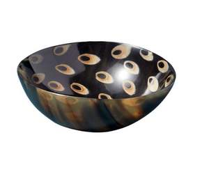 Bol à salade en corne de buffle naturelle de qualité supérieure pour décorer la cuisine de l'Inde - Product Image 2