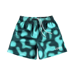 Pantalones cortos deportivos informales de verano para hombre, transpirables, sueltos, con estampado de cinco cuartos, tejido de cintura media - Product Image 2