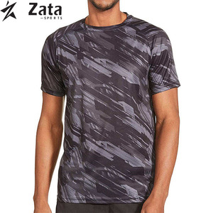 100% polyester sublimation transfert de chaleur impression logo personnalisé en gros en vrac sublimation t-shirts respirant pour hommes - Product Image 1