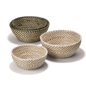 Wholesale cost <b>seagrass</b> bowl set kitchen storage accessories highest quality sea grass <b>basket</b> - Product Image 4