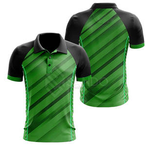 Venta al por mayor 100% algodón de punto Golf para Polos Sublimación de calidad superior Mejor material Contraste de color para camiseta de polo - Product Image 3