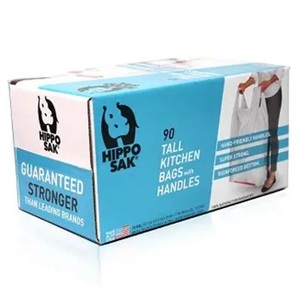 Sacs poubelle de cuisine Hippo Sak de 13 gallons avec poignées, lot de 45 - Product Image 3