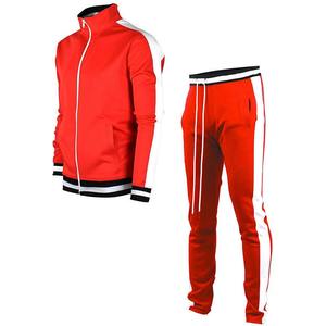 Traje de entrenamiento de ropa deportiva liso personalizado de alta calidad para hombres Chándal de correr de 2 piezas con manga larga Slim Fit para la temporada de primavera - Product Image 4