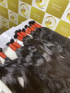 ผมบริสุทธิ์สีบลอนด์ไม่ผ่านกระบวนการใช้งานง่ายผมบริสุทธิ์จากเวียดนามสำหรับผู้บริจาคคนเดียว - Product Image 4