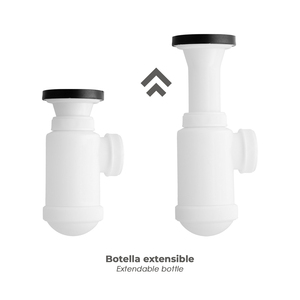 Trampa de Botella Extensible de 1 1/2 con Válvula y Tapa - Product Image 3