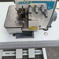 Machine à coudre industrielle surjeteuse à entraînement direct à quatre fils JACK E3-4 d'occasion