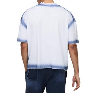 T-shirt surdimensionné en coton 100% pour hommes, poids lourd 220g, épaule peignée, anti-boulochage, style décontracté, motif solide, blanc 280g - Product Image 4