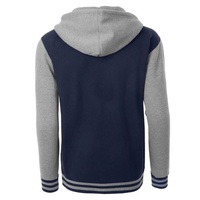 Toptan Yüksek Kaliteli Yünlü Normal Kalıp Kısaltılmış Unisex Erkek Kışlık Kapüşonlu Sweatshirt Özelleştirilmiş Baskı Nakışlı Cepli Düz Renk
