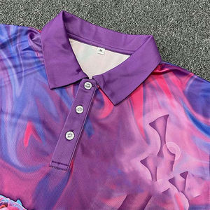 Camisetas Polo de Pesca Personalizadas de Alta Calidad, Ropa de Pesca Sublimada de Secado Rápido, Camisetas Polo de Manga Larga para Hombre con Diseño OEM - Product Image 3