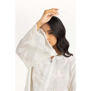 Salwar Kameez brodé en cambric Schiffli, style pakistanais, pour occasions spéciales, avec dupatta IPSD-44486 - Product Image 4