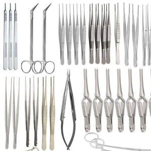 Juego de Instrumentos Quirúrgicos Manuales Reutilizables de Acero Inoxidable Alemán para Cirugía Vascular Mayor, 62 Piezas, Suministros al por Mayor de Fábrica, 2026 - Product Image 2