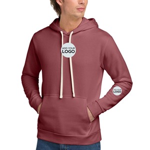 Sweat-shirts à capuche unisexes en molleton français de haute qualité, sans motif, 100% coton - Product Image 2