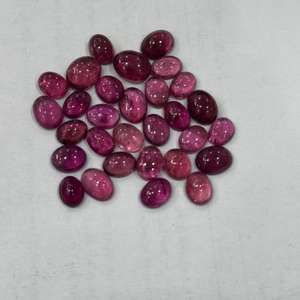 พลอยทัวร์มาลีนแบบคลาสสิกทรงวงรีแบบหลวมพลอยทัวร์มาลีนสีชมพูแบบใสประเภทอัญมณีธรรมชาติ - Product Image 4