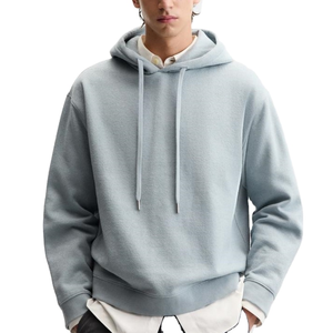 เสื้อฮู้ดดี้ผู้ชายไซส์ใหญ่ ทรงหลวม ผ้าคอตตอน 100% หนานุ่ม เป็นมิตรกับสิ่งแวดล้อม สำหรับฤดูหนาว รับสกรีนโลโก้ เสื้อฮู้ดดี้แบบสวมหัวสำหรับเล่นกีฬา - Product Image 1