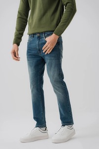 กางเกงยีนส์ขากว้างเอวสูงของผู้ชายใหม่2025กางเกงยีนส์ลำลองระบายอากาศ - Product Image 6