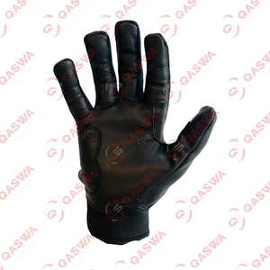 Gants de frappe de baseball ajustables et confortables à manchette courte de couleur noire nouveau style de gants de frappe de softball légers - Product Image 3