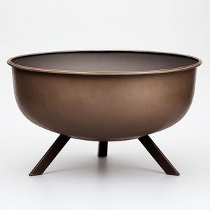 Brasero Moderno de Metal para Leña con Acabado en Polvo para Decoración Exterior Minimalista que Ofrece un Ambiente Cálido y una Construcción Sólida - Product Image 5