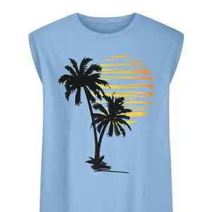 Vêtements de gym respirants sur mesure pour hommes débardeur d'entraînement de grande taille avec tissage tricoté - Product Image 5