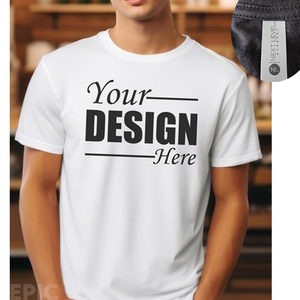 T-shirt décontracté pour homme en coton/fibre de bambou, respirant et à séchage rapide - Product Image 5