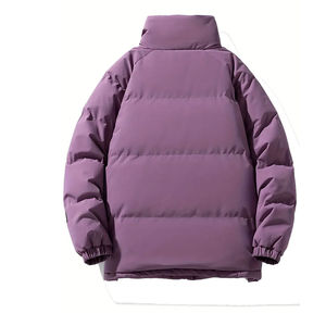 Veste de haute qualité, OEM, hiver, bulle, grande taille, sur mesure, veste brillante pour homme, veste matelassée pour homme, veste imperméable à bulles pour homme - Product Image 2