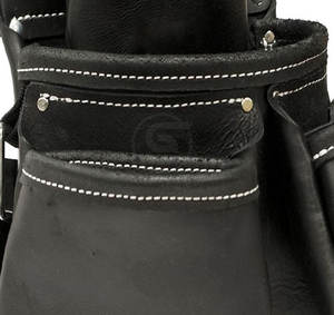 Sacs à outils en cuir de haute qualité fabriqués au Pakistan, prix de gros, utilisation en extérieur, sacs à outils en cuir en service OEM - Product Image 6