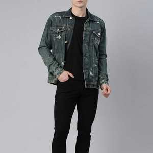 Veste en jean pour homme de style vintage Terry Best, coupe ample, haute qualité, produit très demandé, veste en jean délavée pour homme - Product Image 4