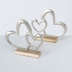 Centro de mesa de metal Vintage para mesa de Navidad con detalles de copos de nieve y pino hechos a mano para ocasiones de vacaciones de invierno - Product Image 2