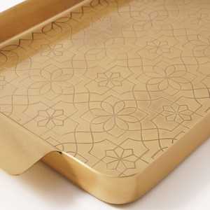 High Quality Metal Serving <b>Tray</b> Silver Polished Serving <b>Tray</b> For Home Hotel Restaurant Usage Food & <b>Drinks</b> Serveware <b>Tray</b> - Product Image 5