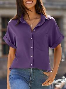 Camiseta estampada para mujer, camiseta informal de talla grande para mujer, camiseta de poliéster de diseño diferente para mujer, camiseta para verano con estampado personalizado - Product Image 6