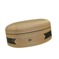 Chapeau de prière musulman Raees Kufi avec logo personnalisé, en polyester et coton, accessoires modestes, léger, fait main, couvre-chef islamique pour hommes