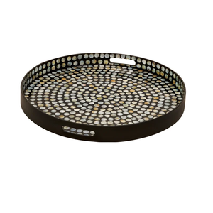 Bandeja de Servir Personalizable con Incrustaciones de Hueso Hecha a Mano en India, Ecológica, de Alta Calidad y Lujo, Precio Directo de Fábrica, Decoración para el Hogar - Product Image 3