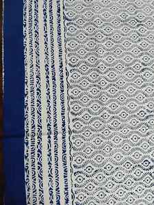 Pure Cotton Floral Hand Printed Indian Block Print Tablecloth - Product Image 5