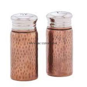 Juego de 5 artículos de cocina de sal y pimienta de hierro con revestimiento de polvo negro, vajilla decorativa para el hogar, juego de sal y pimienta - Product Image 4