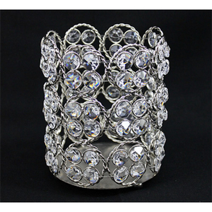 Luxury Round Shape Votives Holder Crystal and Metal <b>Votive</b> Stand Elegant for Weddings Events Decorative <b>Candle</b> Holder Supplies - Product Image 5