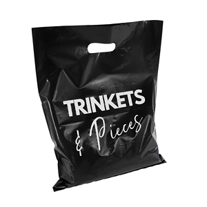 Wholesale Bulk Recyclable Side Gusset Die Cut T-Shirt Plastic <b>Bags</b> with Handle for Supermarket Business Promotion - Product Image 4