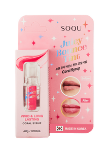 Tinte Labial SOQU JUICY BOUNCE, Color Coral Syrup - Product Image 1