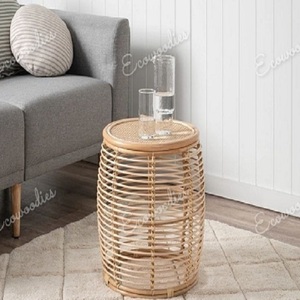 Encantadora consola de incrustaciones de hueso de mesa de centro de ratán Vintage hecha a mano para sala de estar o cocina para uso en el jardín - Product Image 6