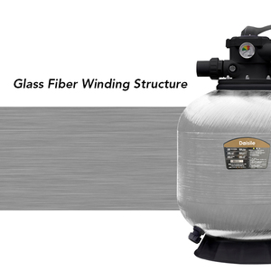 Filtre à sable en fibre de verre pour <span class=keywords><strong>piscine</strong></span>, modèle DSL-GF-P380, diamètre 380 mm, débit 5 m³/h, pour piscines enterrées/hors sol - Product Image 4