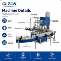 Machine d'emballage automatique de bouteilles, ligne de remplissage de liquides pour bouteilles et bocaux en plastique et en verre
