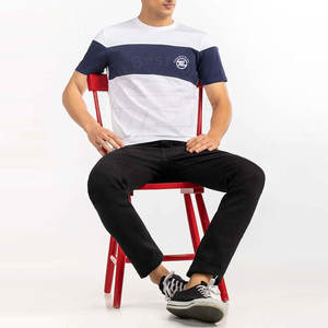 Las últimas camisetas para hombres con logotipo impreso personalizado Diseño de ropa de calle de moda con estilo en Pakistán - Product Image 4