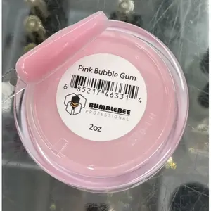 Polvere Acrilica Glitterata Rosa Bumblebee per Decorazione Unghie per Unghie Acriliche - Product Image 1