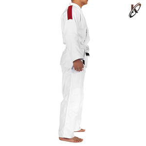 Professionnel personnalisé blanc Gi plaine Jiu Jitsu/Bjj Kimono/Gis brésilien Jiu Jitsu Judo Arts martiaux uniforme pour hommes - Product Image 5