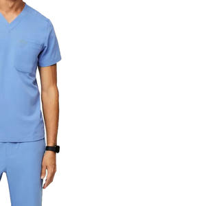 De calidad superior de los hombres Hospital Enfermeras Scrubs de punto de poliéster disponible en todos los colores y tamaños fácil de usar al por mayor - Product Image 2