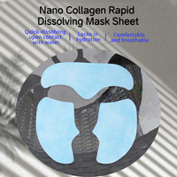 Nano-collagène soluble bio-hydrolysé, booster de collagène, patchs pour le visage et le front, masques anti-rides pour le visage, collagène, marque privée