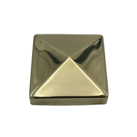 Capuchon de poteau de clôture en cuivre de taille personnalisée 4x4 embouts pour clôture