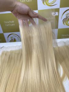 Extensions de cheveux Remy noirs HD pour Swiss Lace à fermeture transparente pour femmes-Genius Weft Cheveux vietnamiens bruts Vendeur en gros - Product Image 6