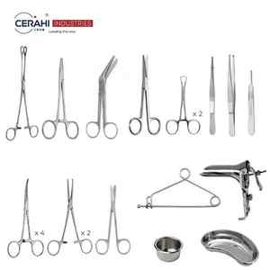 Ensemble d'instruments chirurgicaux pour épisiotomie et péripérinotomie Cerahi Industries, 20 pièces, instruments chirurgicaux gynécologiques en acier inoxydable, manuel - Product Image 1